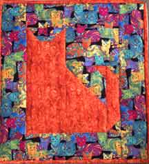 cat mat sample #07-orange